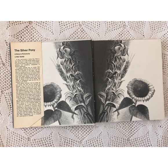 1973 First Edition 'The Silver Pony' by Lynd Ward: Wordless Illustrated Story - Picture 2 of 9